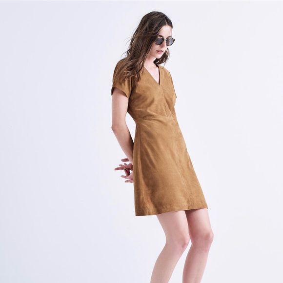 Madewell Dresses & Skirts - Madewell Suede Shift Dress NWT